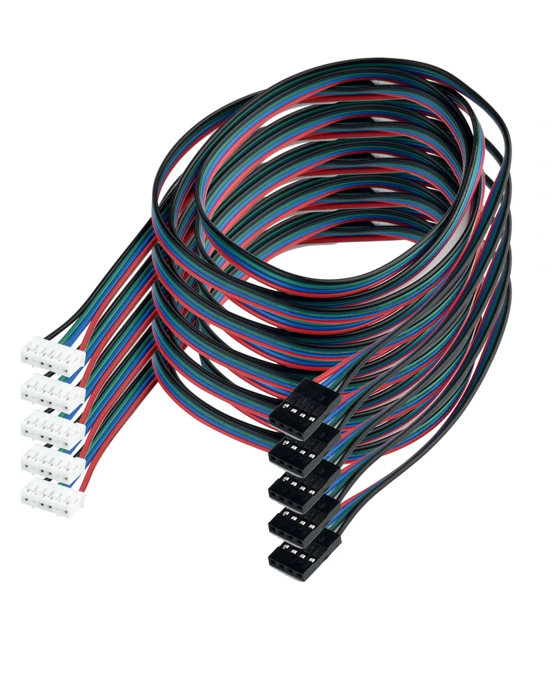 5× NEMA17 Schrittmotor-Kabel 100cm für 3D Drucker | euroharry