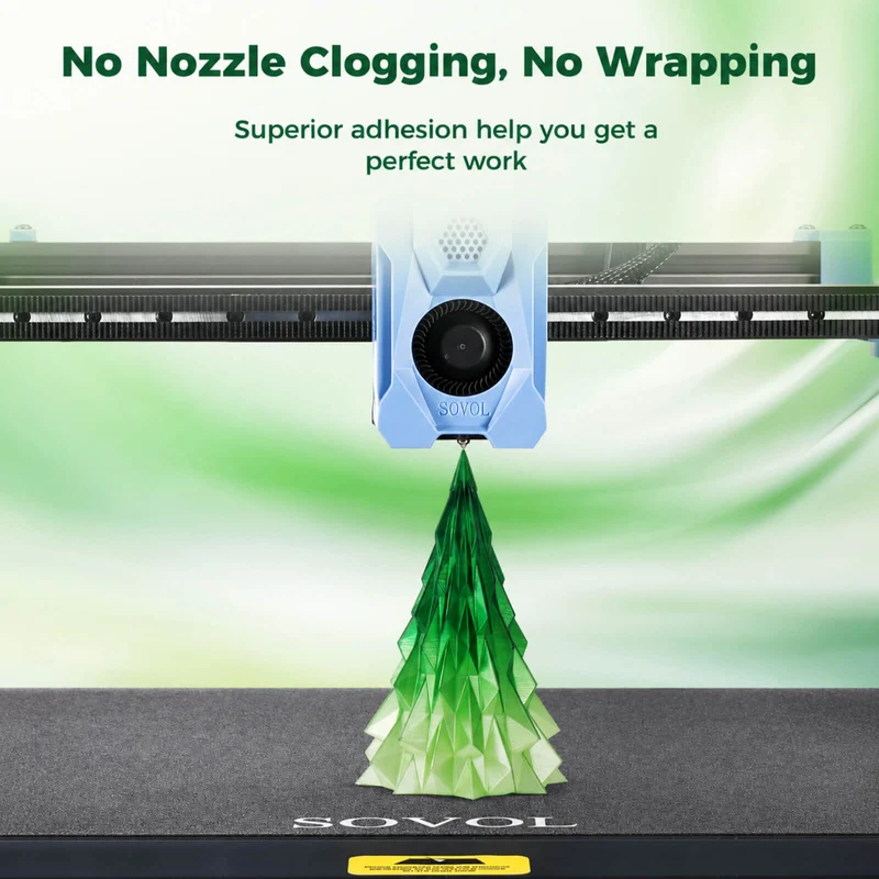 Sovol Gradient Green White PETG Filament