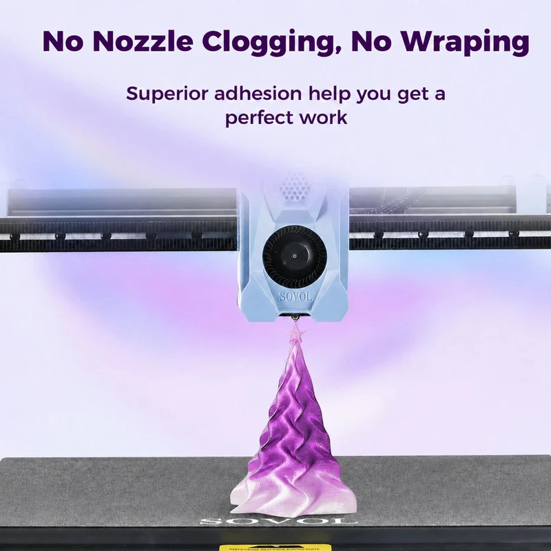 Sovol Gradient Purple White PETG Filament