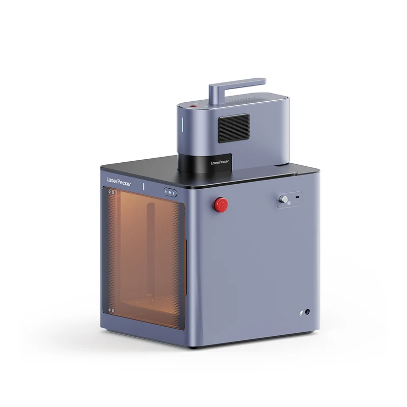 LaserPecker LP5 Fiber + Diode Laser Engraver - Protective Bundle