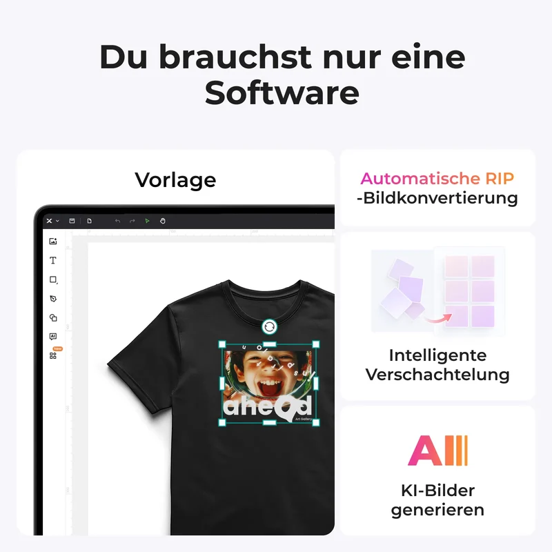 xTool Apparel Printer One-Click-DTF-Drucker