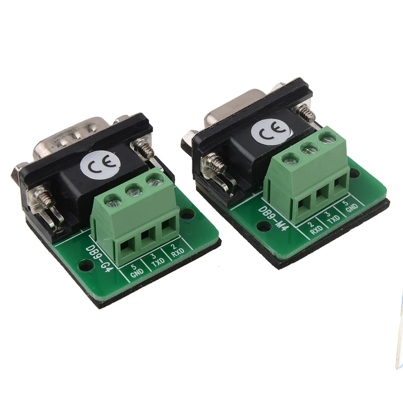 RS232 D-SUB DB9 Stecker Adapter auf Terminal Connector Signalmodul