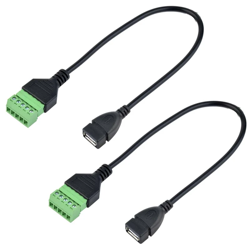 USB-C / USB 2.0 auf 5-Pin Klemmenblock Adapter | euroharry