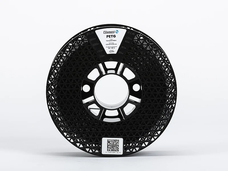 PETG Transparent Schwarz (1,75 mm; 1 kg)