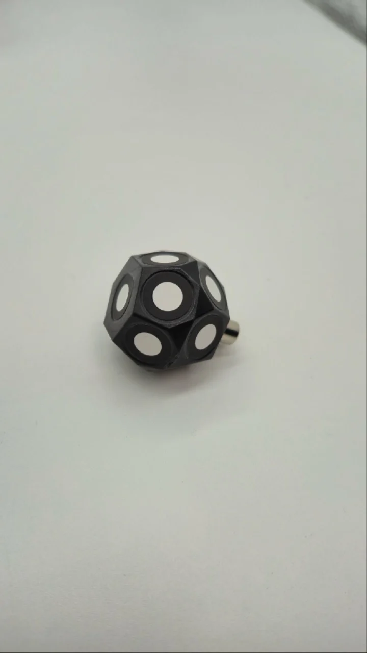 Magnetische Referenzwürfel 6 mm Schwarz/Weiß geeignet für Strukturlichtscanner 10 Stück