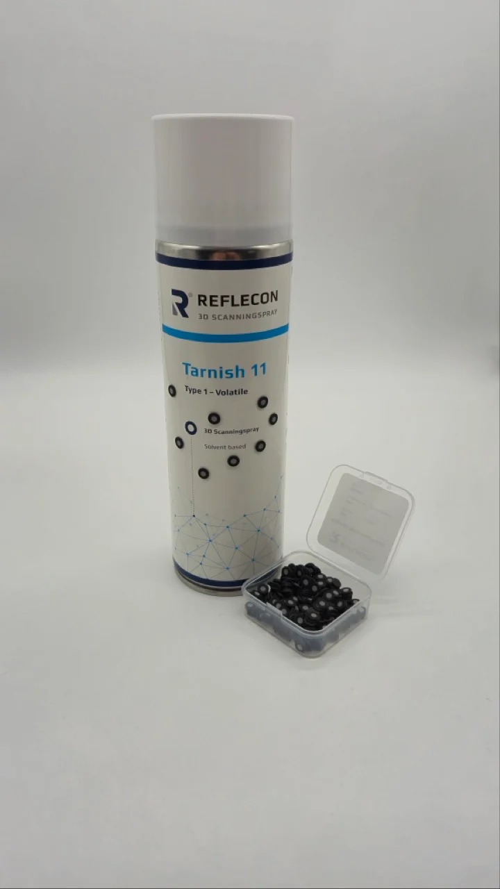 Magnetische Punkte 6 mm retroreflektierend geeignet für Laserscanner 500 Stück
