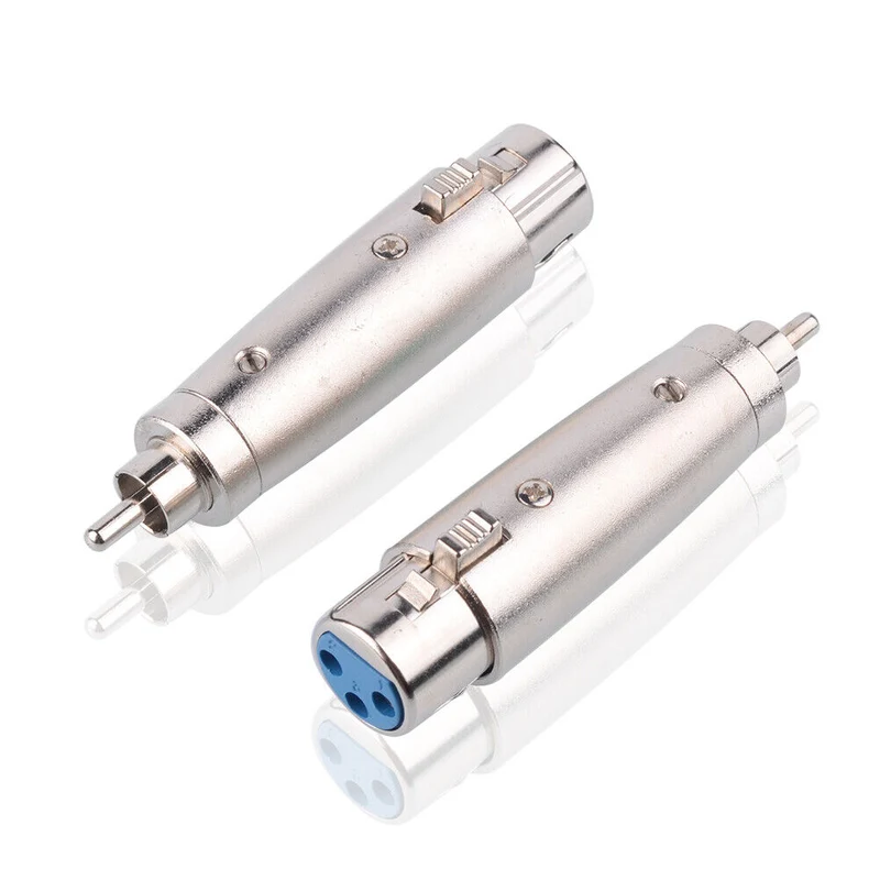 XLR Buchse auf RCA Stecker Adapter – 2 Stück | euroharry