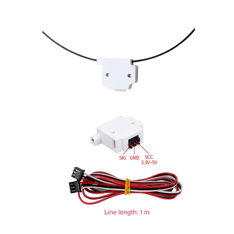 Filament-Sensor 1,75mm Fadenerkennungsmodul für 3D Drucker | euroharry