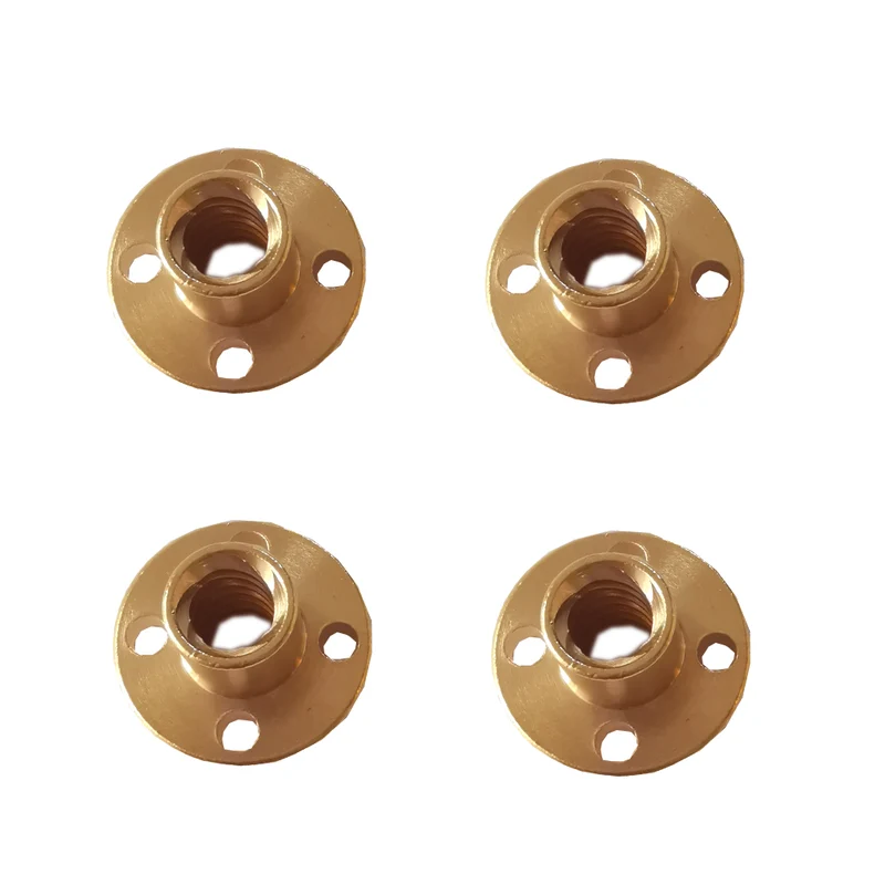 4 Stück T8 Schraubenmutter Trapezgewinde für 8mm T8 Gewindestange CNC