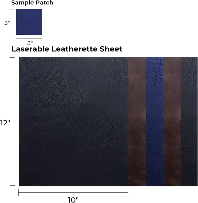 xTool Laserbare PU-Folie, 30,5 x 25,4 cm, in 5 verschiedenen Farben