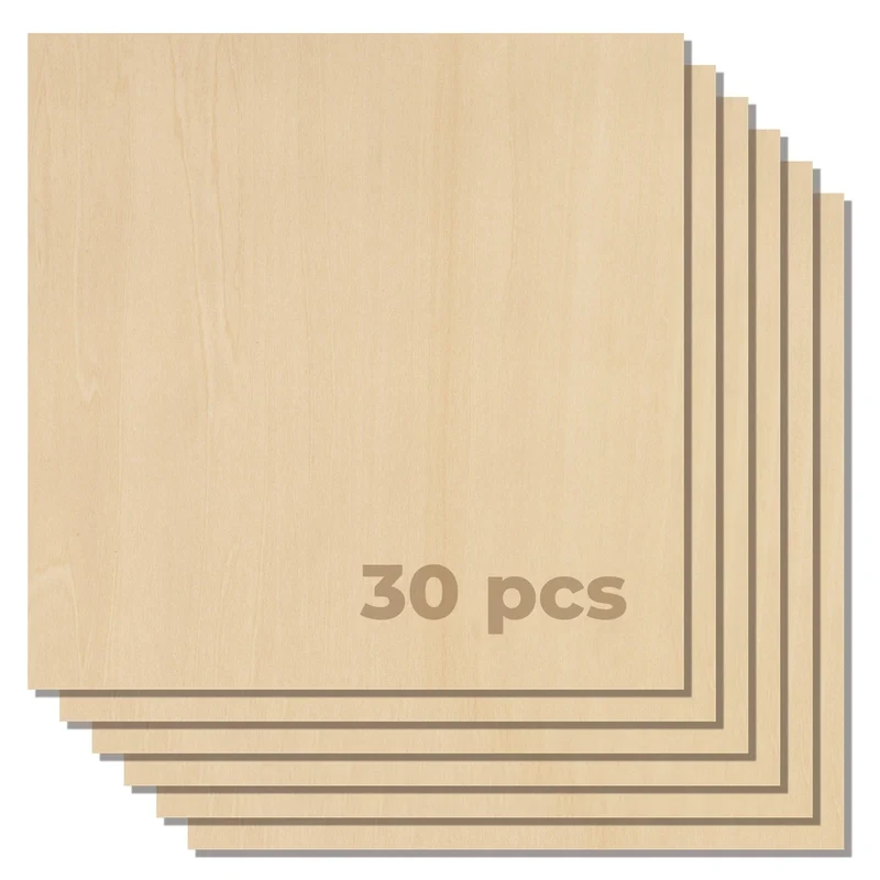 xTool 3 mm Basswood Sperrholz (30 Stück)