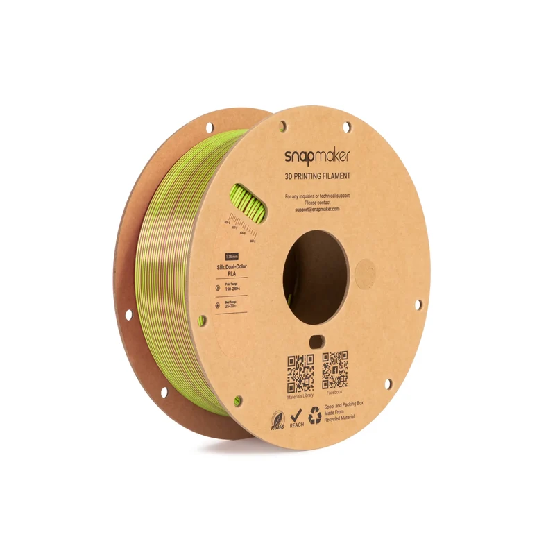 Silk Dual-Color PLA Filament (RFID) - 1kg