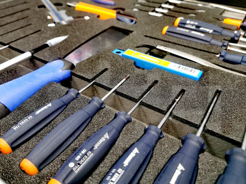 3D Drucker Werkzeug Set inkl. Schaumeinlage