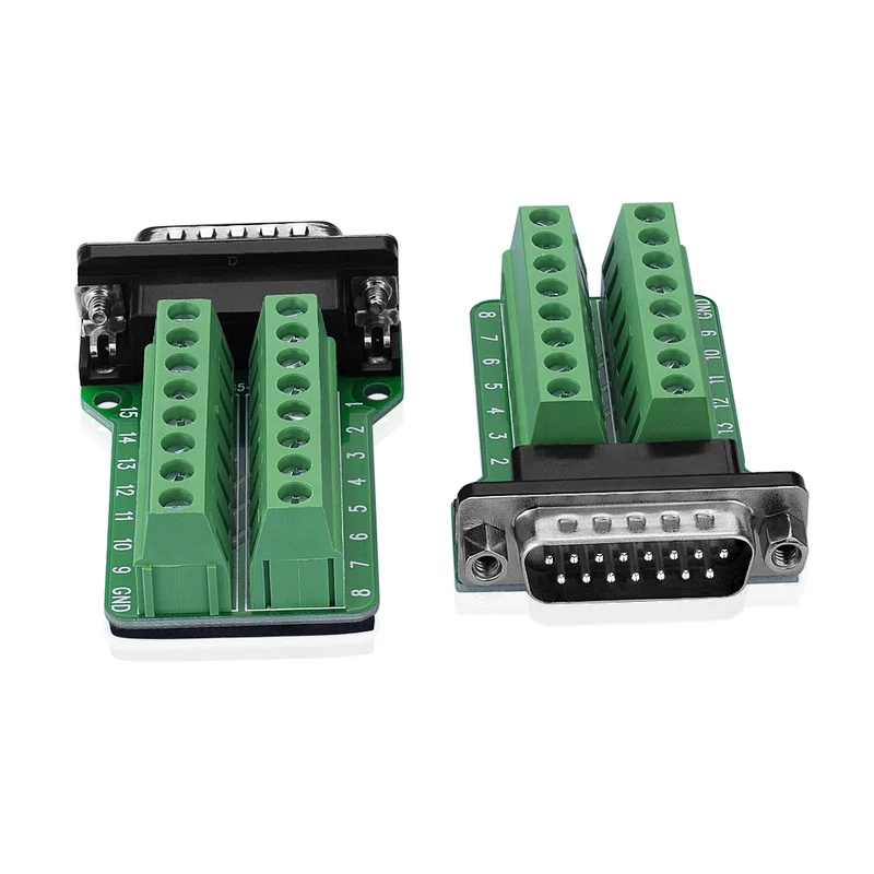 RS232 D-SUB DB9 Stecker zum Klemmenanschluss Signalmodul
