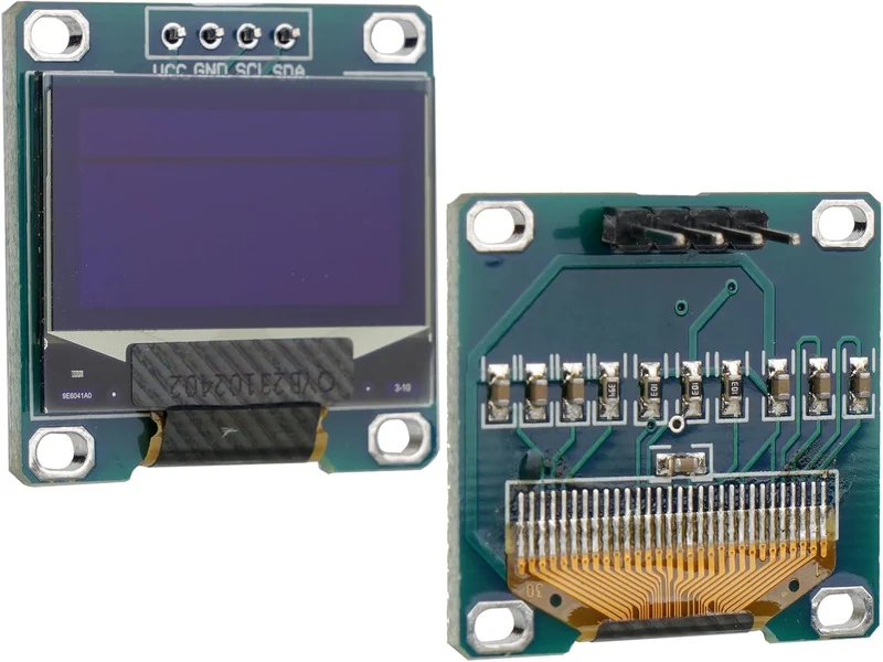 0.96 Zoll IIC I2C seriell 128x64 OLED LCD Display LCD-Modul für Arduino AVR PIC STM32 - Blaue Schrift