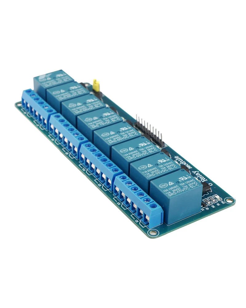 8 Kanal Relais Modul DC 5V Relaismodul mit Optokoppler für Raspberry Pi Arduino TTL Logik PIC DSP AVR ARM Relais (8 Kanal Relais)