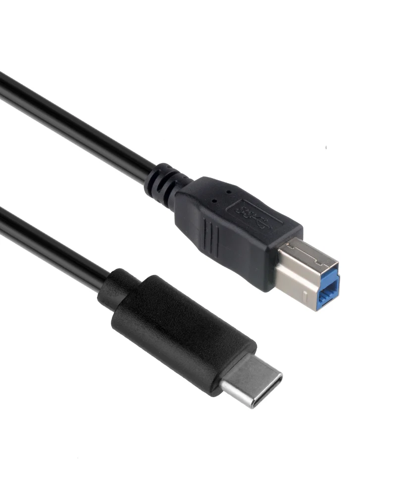 100cm 1m USB 3.0 Druckerkabel USB B Stecker auf USB Typ C Lade- und Datenkabel