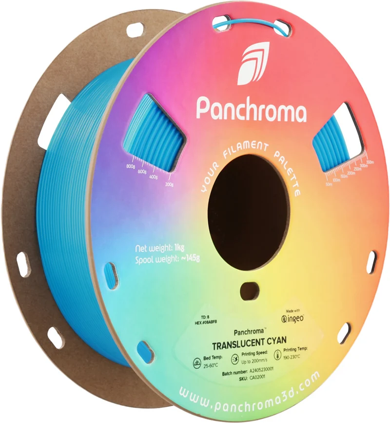Polymaker Panchroma™ PLA Translucent 1,75 mm 1000g