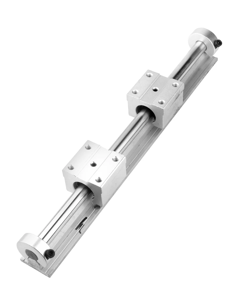 4 Stück SBR Linearer Schienenstopper SBR Schienenstopper für Linearschiene CNC-Teile Werkzeug Wellenbegrenzung Befestigungsring