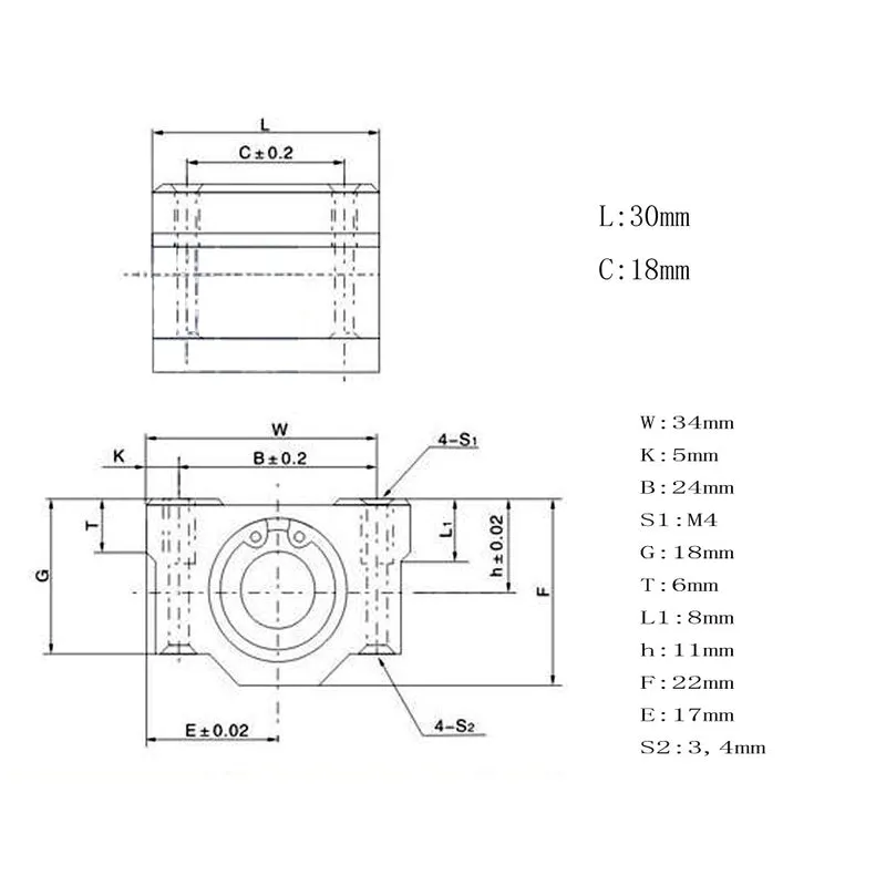 8mm Linearwelle 2-teiliges Set für 3D Drucker | euroharry