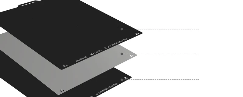 Modefine 3D Cool build plate für Bambu Lab X1, P1, A1 Serie