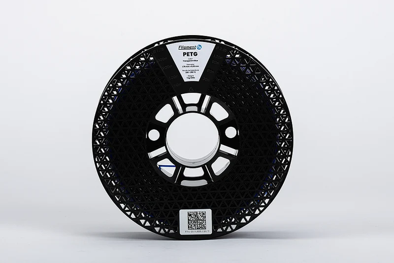 PETG Transparent Blau (1,75 mm; 1 kg)