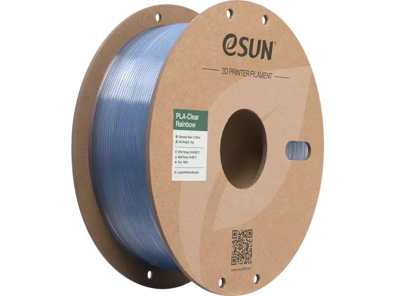 eSUN PLA Clear Rainbow – transparentes PLA Filament mit Farbverlauf