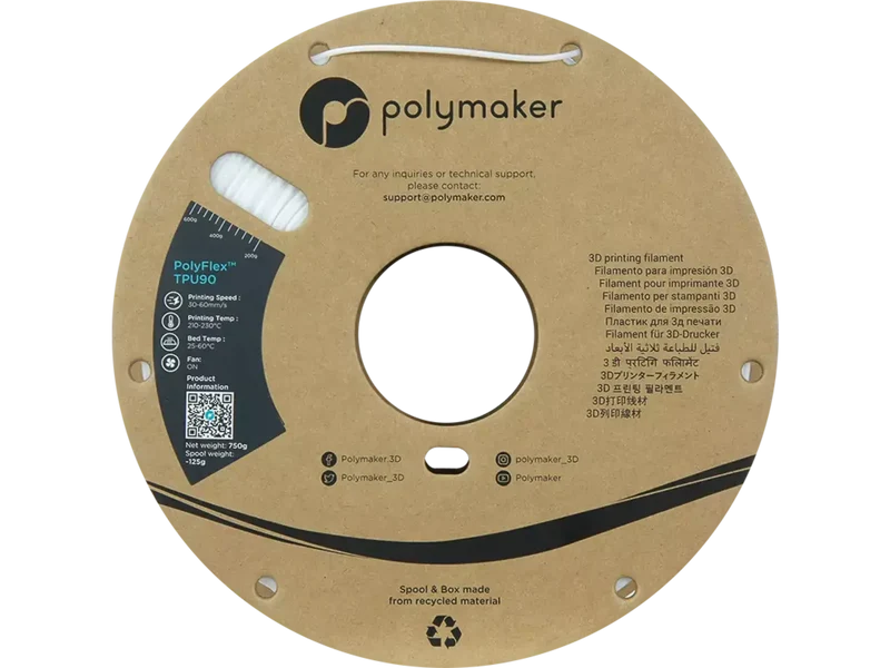 Polymaker PolyFlex TPU-90A Filament