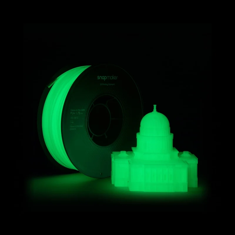Glow-in-the-dark Green PLA Filament (1kg)