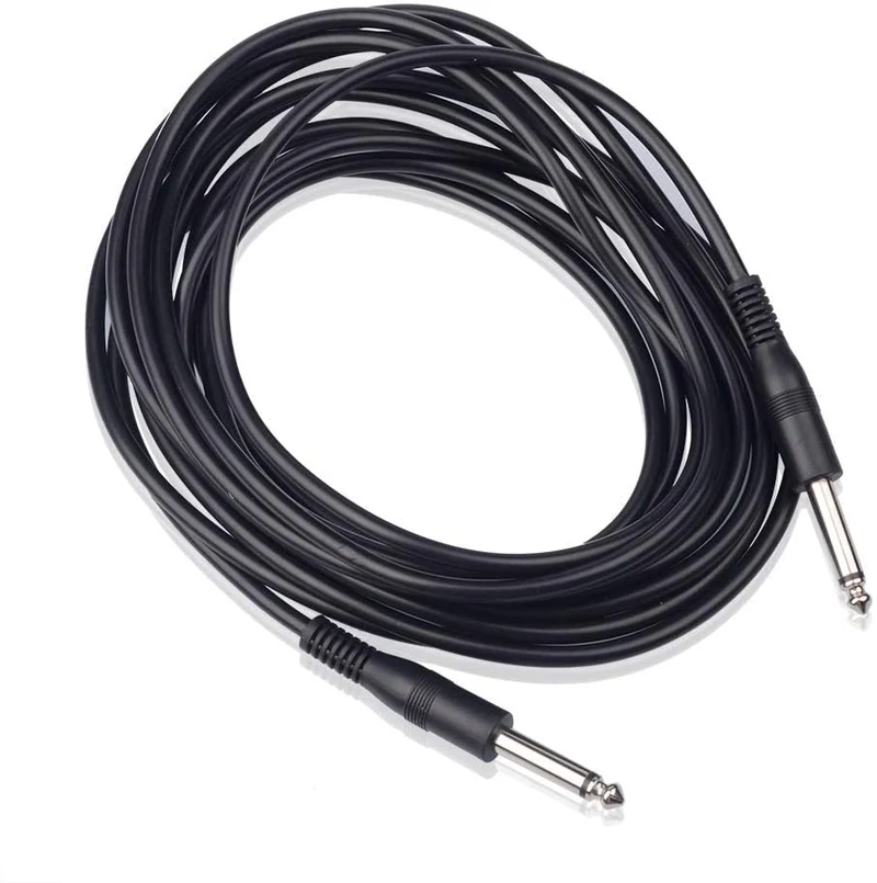 5m 6,35mm Stecker auf 6,35 mm Stereo-Audio Kabel für PCs, Laptops, Smartphones, Tablets, Autoradios