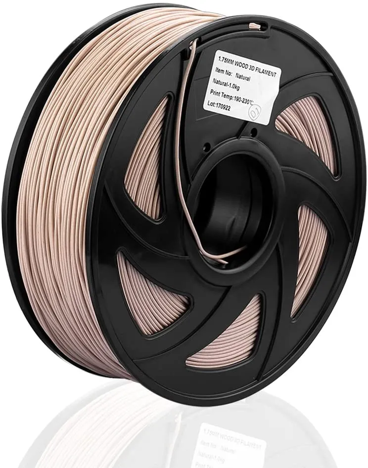 Holz Filament für 3D Drucker 1,75mm 1KG – Naturfarbe | euroharry