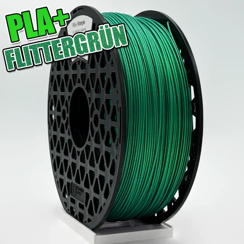 PLA+ Flittergrün