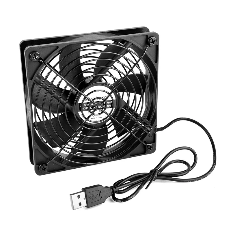 USB Lüfter 120 mm – für PC, TV-Box, Router, PS4, AV-Schrank | euroharry