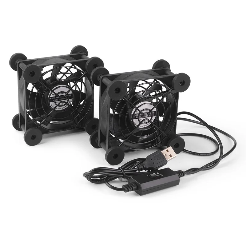 USB PC Lüfter 80 mm 2-in-1 – leise, 5V, einstellbar | euroharry