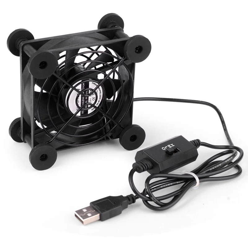USB PC Lüfter 80 mm – leise, 5V, Gehäuselüfter | euroharry