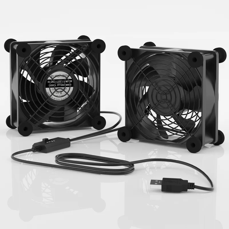 USB PC Lüfter 120 mm 2-in-1 – leise, 5V, einstellbar | euroharry