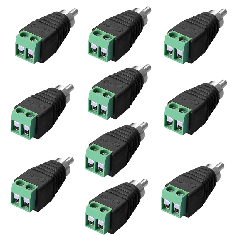 RCA Adapter Terminalblock Cinch Schraubanschluss | euroharry