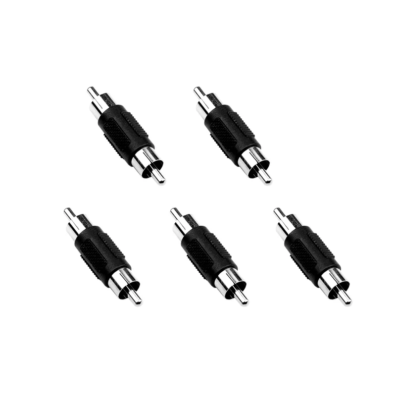 RCA Koppler Stecker auf Stecker – 5 Stück | euroharry