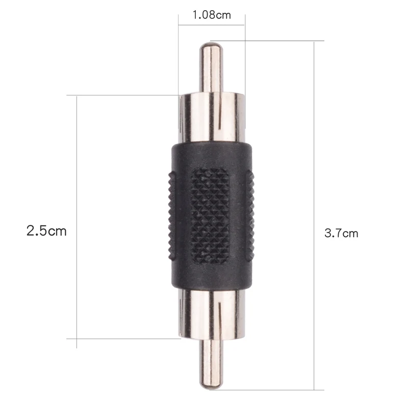 RCA Koppler Stecker auf Stecker – 5 Stück | euroharry