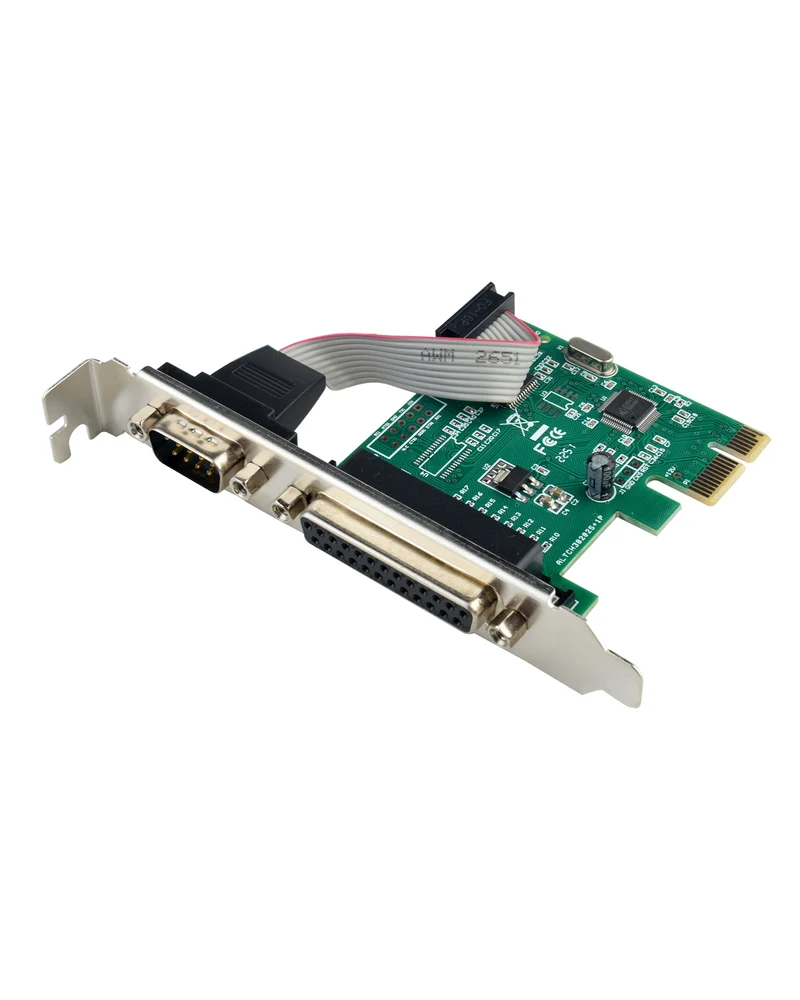 PCI-E Karte RS232 DB9 + LPT DB25 Kombo-Adapter | euroharry