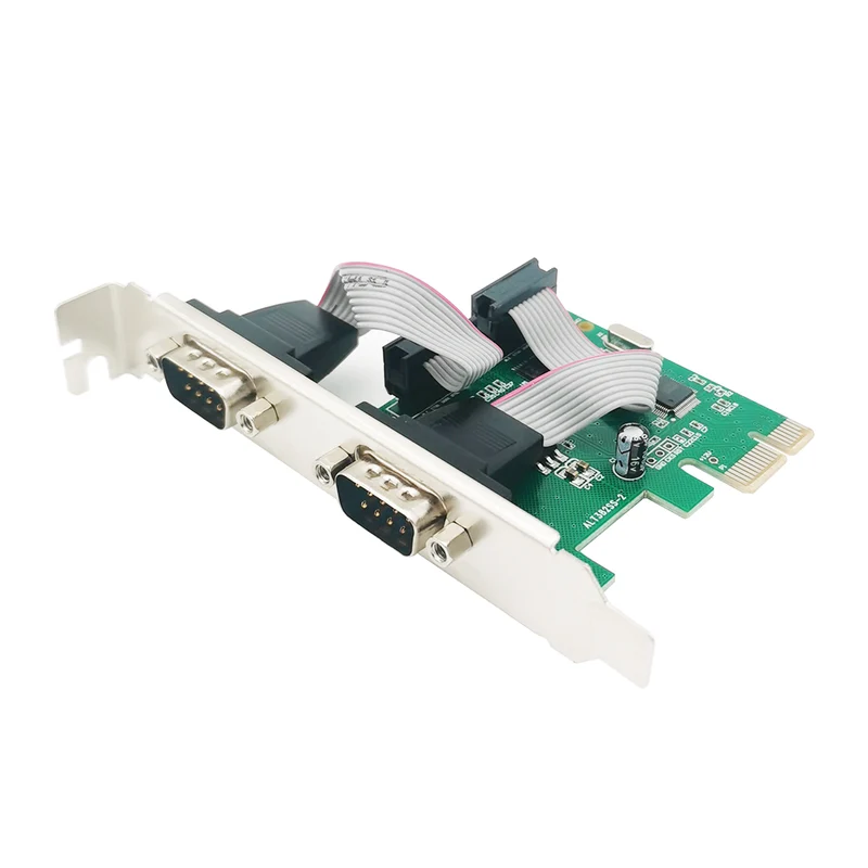 PCI-E Karte 2x RS232 DB9 Serielle Schnittstelle | euroharry