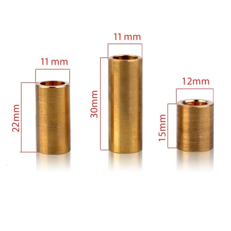 Φ8mm Messing-Gleithülse Lagerhülse 3 Größen 2er-Set für 3D Drucker | euroharry