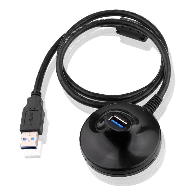 USB 3.0 Verlängerungskabel 80 cm mit Sockel | euroharry