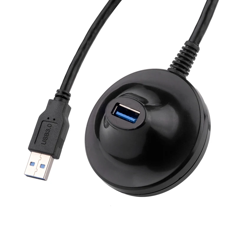 USB 3.0 Verlängerungskabel 80 cm mit Sockel | euroharry