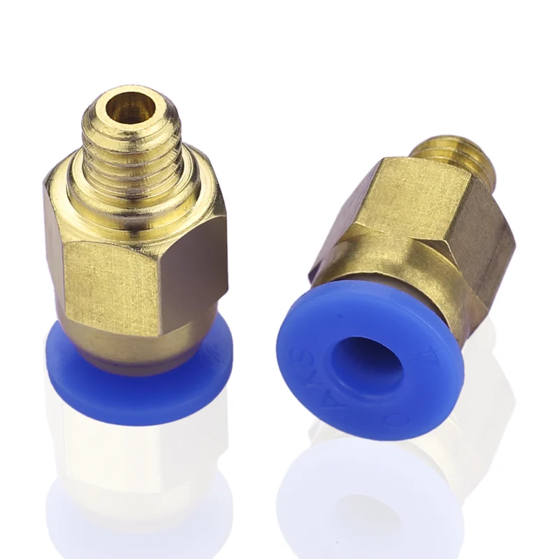 4× PTFE Teflonschlauch + 6× PC4-M6 Schnellverschraubung für 3D Drucker | euroharry