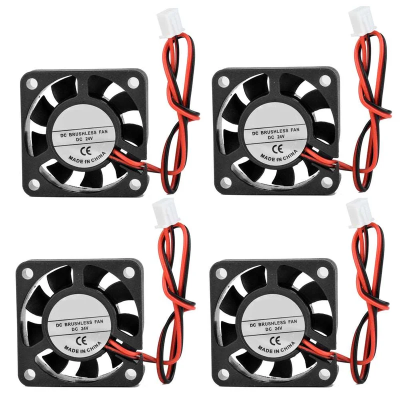 4× DC 24V 40×40mm Lüfter Kühler für 3D Drucker | euroharry