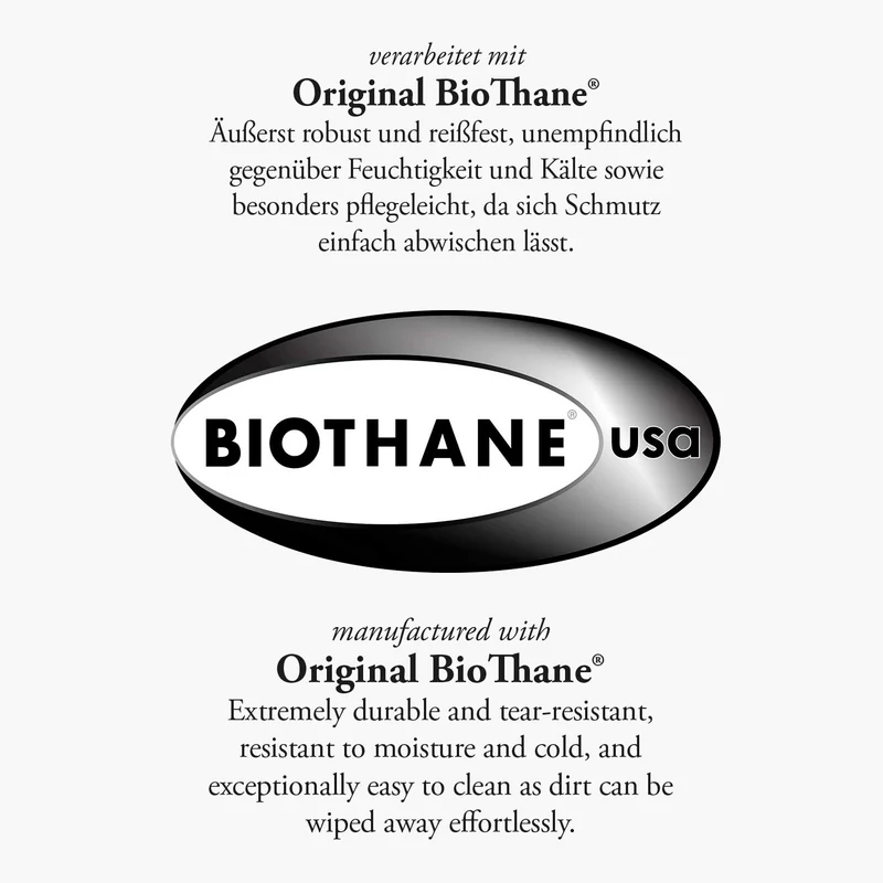 Verstellbare Führleine Wolmar BioThane® x Leder