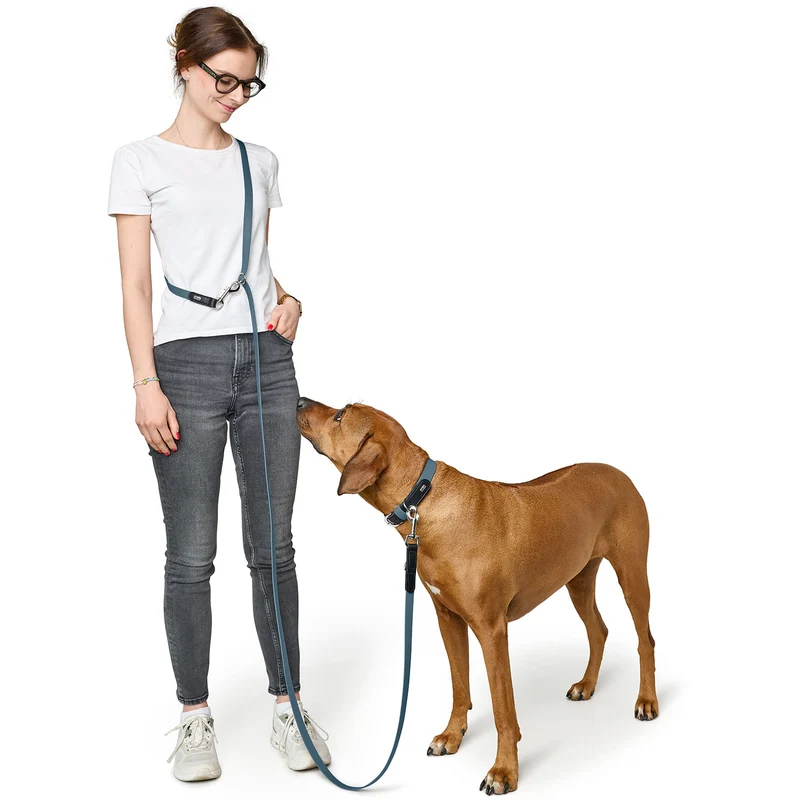 Halsband Wolmar BioThane® x Leder