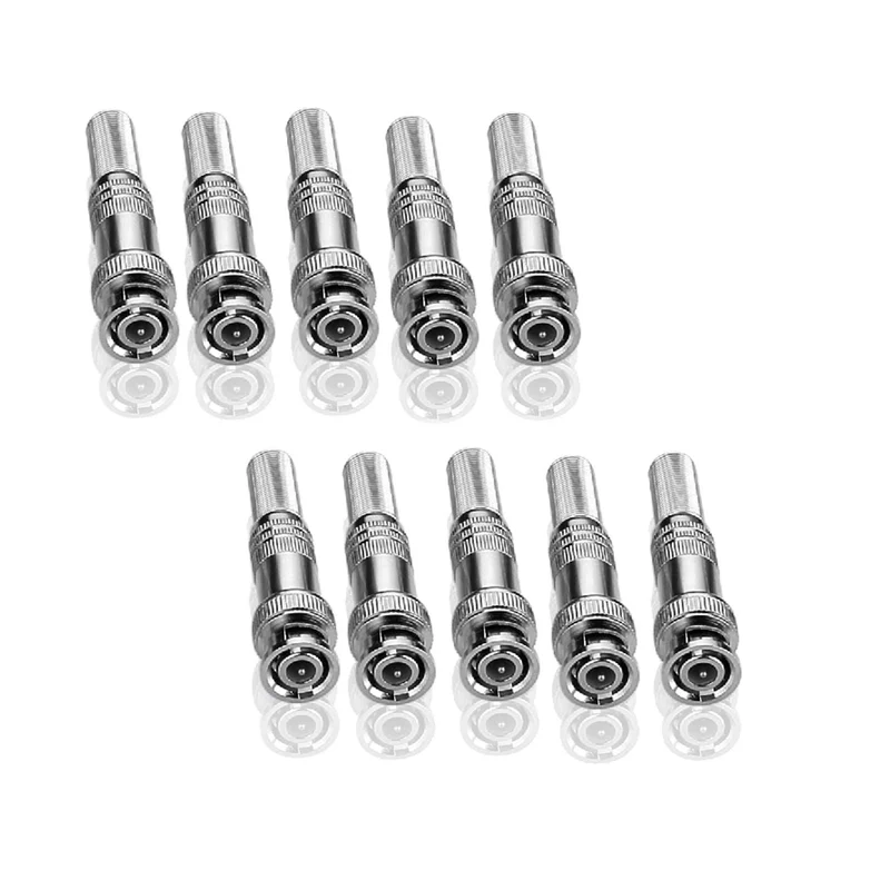 BNC Schraubstecker Überwachungskamera – 10 Stück | euroharry
