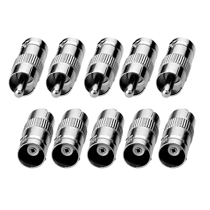 BNC Buchse Auf RCA Stecker Video Audio Adapter Konverter Für Überwachung CCTV